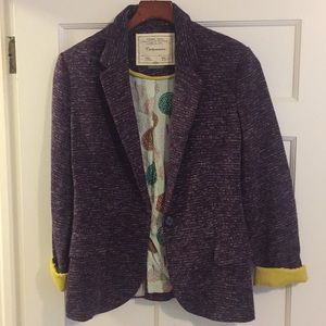 Purple Anthropology blazer